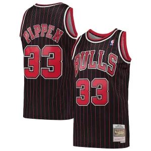 Scottie Pippen Chicago Bulls Hardwood Classics Commémoratif Swingman Jersey Black - Fait à la main - Un produit unique et de qualité