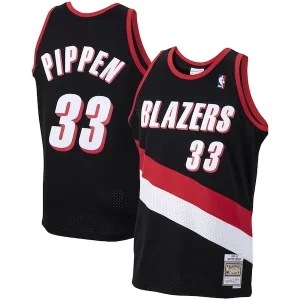 Scottie Pippen Portland Trail Blazers 1999/00 Hardwood Classics Swingman Jersey Admirable Black - Maillot de collection - Un bijou pour les amateurs