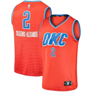 Shai Distingué Gilgeous Alexander Oklahoma City Thunder Fast Break Team Replica Jersey Statement Edition Orange - Offre d'achat groupé - Achetez avec vos amis et économisez