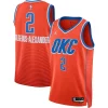 Shai Gilgeous Alexander Oklahoma City Thunder Collectible Jordan Brand Unisex Swingman Jersey Statement Edition Orange - Garantie satisfaction - Si vous n'êtes pas satisfait