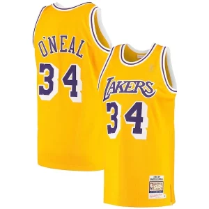 Shaquille O'Neal Los Angeles Lakers 1996/97 Hardwood Collectible Classics Authentic Jersey Gold - Giftez-le à un fan dévoué - Livraison en temps pour les fêtes