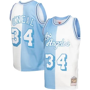Shaquille O'Neal Los Angeles Lakers Hardwood Classics 1996/97 Split Classique Swingman Jersey Powder Blue/White - Dernières unités - Ne manquez pas cette opportunité