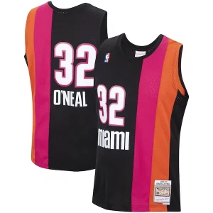 Shaquille O'Neal Miami Classique Heat 2005/06 Hardwood Classics Swingman Jersey Black - Maillot de championnat - Revivez les victoires glorieuses