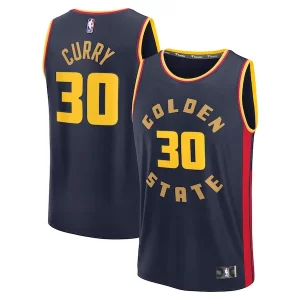 Stephen Curry Golden State Warriors 2024/25 Fast Break Player Jersey City Edition Notable Navy - Stock limité - Commandez vite votre maillot exclusif