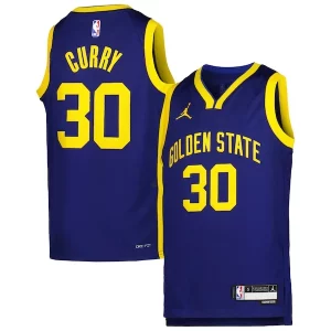 Stephen Curry Golden State Warriors Jordan Notable Brand Youth Swingman Jersey Statement Edition Blue - Stock limité - Commandez vite votre maillot exclusif