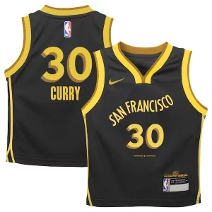 Stephen Curry Golden State Warriors Nike Toddler Swingman Replica Jersey City Distingué Edition Black - Parfait pour le match jour - Montrez votre support avec style