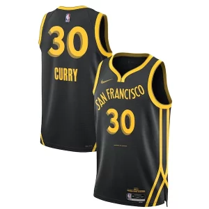 Stephen Curry Golden State Warriors Nike Uniques Unisex 2023/24 Swingman Jersey Black City Edition - Pour les fans de la ligue - Un maillot authentique de la compétition