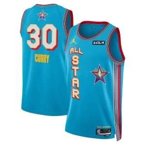 Stephen Curry Jordan Brand Bold Unisex 2025 NBA All Star Game Swingman Player Jersey Light Blue - Livraison gratuite - Économisez sur les frais d'expédition