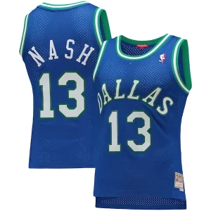Steve Nash Dallas Mavericks Women's 1998/99 Hardwood Classics Swingman Jersey Tendance Blue - Confort et style combinés - Pour un look exceptionnel