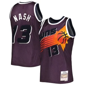 Steve Nash Phoenix Gracieux Suns 1996/97 Hardwood Classics Off Court Swingman Jersey Purple - Maillot de collection - Un bijou pour les amateurs