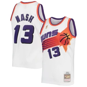 Steve Nash Phoenix Suns 2001/02 Hardwood Notable Classics Swingman Jersey White/Purple - Événement exclusif - Soyez l'un des premiers à avoir ce maillot