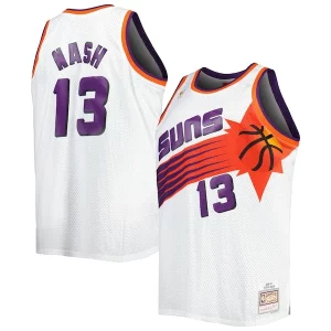 Steve Nash Phoenix Unique Suns Big & Tall Hardwood Classics 1996/97 Swingman Jersey White/Black - Nouvelle arrivée - Êtes-vous prêt pour la saison ?