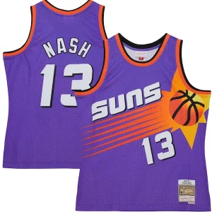 Steve Nash Phoenix Suns Hardwood Classics Notable 1996/97 Tropical Swingman Jersey Purple - Garantie satisfaction - Si vous n'êtes pas satisfait