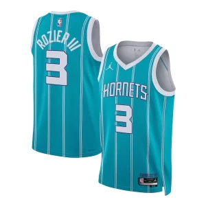Terry Rozier Charlotte Hornets Jordan Brand Unisex Swingman Jersey Distingué Icon Edition Teal - Maillot de championnat - Revivez les victoires glorieuses