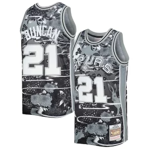Tim Duncan San Antonio Spurs 1998/99 Hardwood Exclusif Classics Lunar New Year Swingman Jersey Silver - Dernières unités - Ne manquez pas cette opportunité