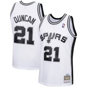 Tim Duncan San Antonio Spurs 1998/99 Hardwood Classics Swingman Jersey Tendance White - Stock limité - Commandez vite votre maillot exclusif