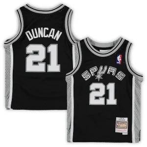 Tim Duncan San Antonio Spurs Preschool 1998/99 Hardwood Classics Throwback Team Jersey Élégant Black - Événement exclusif - Soyez l'un des premiers à avoir ce maillot