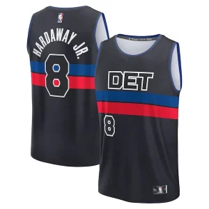 Tim Hardaway Jr. Detroit Pistons Fast Luxueux Break Player Jersey Statement Edition Black - Idéal pour les soirées de sport - Montrez votre style