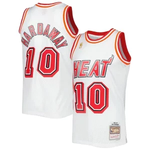 Tim Hardaway Miami Heat Premium Hardwood Classics Swingman Jersey White - Pour les joueurs de basketball amateurs - Adapté à tous les styles de jeu