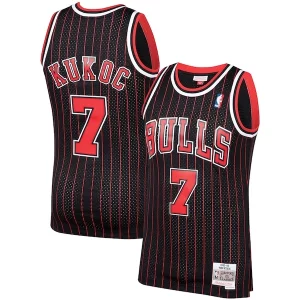 Toni Kukoc Chicago Bulls 1995/96 Hardwood Classics Swingman Jersey Magnifique Black - Édition limitée - Uniques dans leur genre