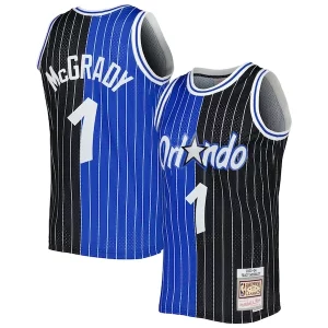 Tracy McGrady Orlando Magic Hardwood Unique Classics 2003/04 Split Swingman Jersey Blue/Black - Maillot de qualité supérieure - Durable et résistant