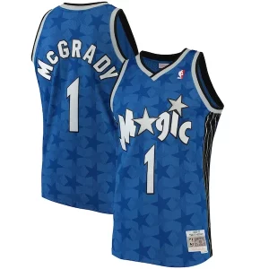 Tracy Collectible McGrady Orlando Magic Hardwood Classics Swingman Jersey Blue - Maillot de qualité supérieure - Durable et résistant