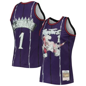 Tracy McGrady Toronto Raptors 1998/99 Hardwood Classics NBA 75th Anniversary Classique Diamond Swingman Jersey Purple - Confort et style combinés - Pour un look exceptionnel