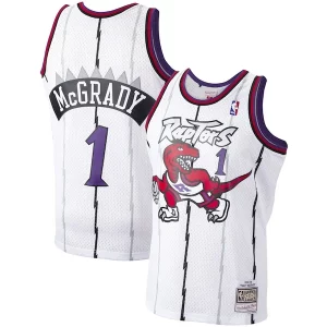 Tracy McGrady Toronto Raptors 1998/99 Hardwood Classics Swingman Jersey Uniques White - Maillot de championnat - Revivez les victoires glorieuses