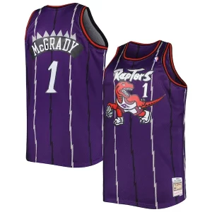 Tracy Notable McGrady Toronto Raptors Big & Tall Hardwood Classics 1998/99 Swingman Jersey Purple - Pour les matchs d'athlétisme - Restez frais et confortable