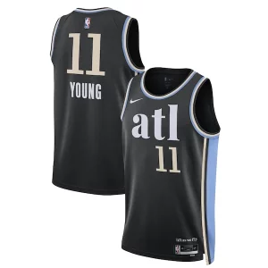Trae Young Atlanta Hawks Nike Unisex 2023/24 Swingman Classique Jersey Black City Edition - Nouvelle arrivée - Êtes-vous prêt pour la saison ?