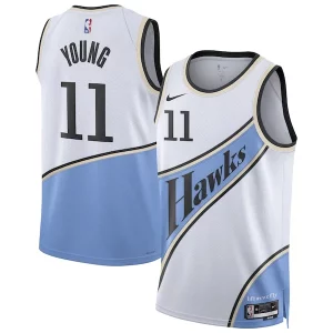 Trae Young Atlanta Hawks Nike Tendance Unisex 2024/25 Swingman Player Jersey City Edition White - Fait à la main - Un produit unique et de qualité