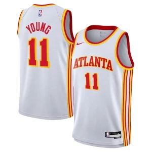 Trae Young Atlanta Hawks Nike Unique Youth Swingman Jersey Association Edition White - Collectionner ce maillot rare - Augmentez la valeur de votre collection