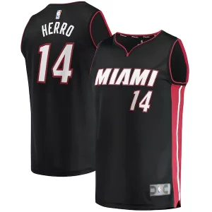 Tyler Herro Miami Heat Fast Break Replica Jersey Icon Classique Edition Black - Parfait pour le match jour - Montrez votre support avec style