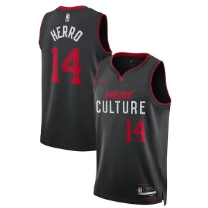 Tyler Herro Miami Heat Nike Unisex Sophistiqué 2023/24 Swingman Jersey Black City Edition - Garantie satisfaction - Si vous n'êtes pas satisfait