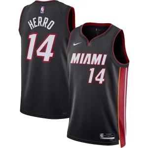 Tyler Herro Miami Heat Nike Unisex Swingman Jersey Icon Edition Collectible Black - Édition commemorative - Souvenez-vous des moments inoubliables