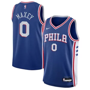 Tyrese Maxey Philadelphia 76ers Nike Confortable Youth Swingman Jersey Icon Edition Royal - Pour les fans de la ligue - Un maillot authentique de la compétition