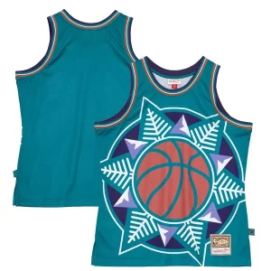 Utah Jazz Hardwood Classics Blown Tendance Out Fashion Jersey Turquoise - Fait à la main - Un produit unique et de qualité