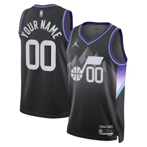 Utah Jazz Jordan Brand Unisex 2024/25 Custom Swingman Jersey Statement Edition Black Unique - Idéal pour les collectionneurs - Qualité premium garantie