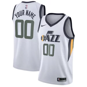 Utah Luxueux Jazz Nike Swingman Custom Jersey Association Edition White - Offre spéciale - Achetez maintenant et économisez