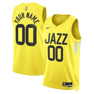 Utah Jazz Nike Unisex Swingman Custom Jersey Classique Gold Icon Edition - Nouvelle arrivée - Êtes-vous prêt pour la saison ?