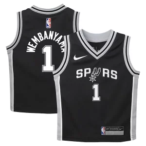 Victor Wembanyama San Antonio Spurs Nike Toddler Swingman Player Jersey Uniques Icon Edition Black - Nouvelle arrivée - Êtes-vous prêt pour la saison ?