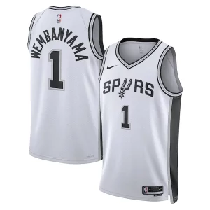 Victor Wembanyama San Antonio Spurs Refiné Nike Unisex Swingman Jersey Association Edition White - Garantie satisfaction - Si vous n'êtes pas satisfait