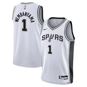 Victor Wembanyama San Antonio Spurs Nike Youth Personalisable Swingman Jersey Association Edition White - Pour les amateurs de basketball passionnés - Livraison rapide