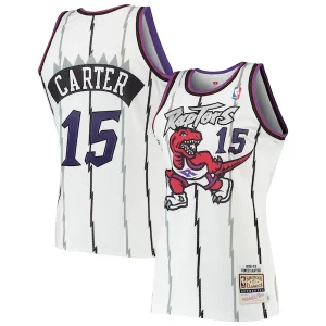 Vince Carter Toronto Raptors 1998/99 Hardwood Classics Authentic Jersey Charming White - Parfait pour le match jour - Montrez votre support avec style