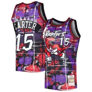 Vince Carter Toronto Raptors 1998/99 Hardwood Classics Lunar New Year Éclatant Swingman Jersey Purple - Fait à la main - Un produit unique et de qualité