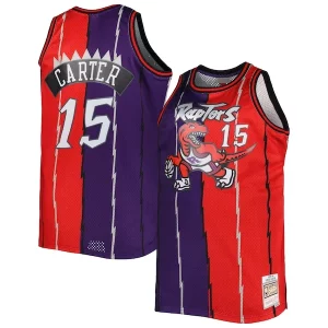 Vince Carter Toronto Raptors Big & Tall Hardwood Classics 1998/99 Split Magnifique Swingman Jersey Purple/Red - Nouvelle arrivée - Êtes-vous prêt pour la saison ?