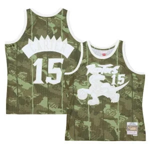 Vince Classique Carter Toronto Raptors Hardwood Classics 1998/99 Ghost Green Swingman Jersey Camo - Confort et style combinés - Pour un look exceptionnel