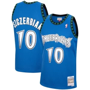 Wally Szczerbiak Minnesota Timberwolves 2001/02 Hardwood Classics Swingman Luxueux Jersey Blue - Design innovant - Écarte-vous du commun des mortels