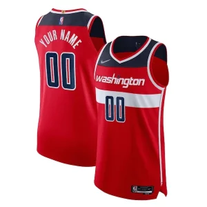 Washington Wizards Nike 2021/22 Diamond Authentic Custom Jersey Icon Edition Bold Red - Promotion limitée - Profitez de la réduction avant qu'elle ne soit terminée