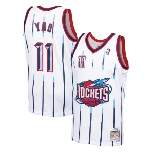 Yao Ming Houston Rockets 2002 03 Hardwood Classics Swingman Jersey Élégant White - Parfait pour le match jour - Montrez votre support avec style